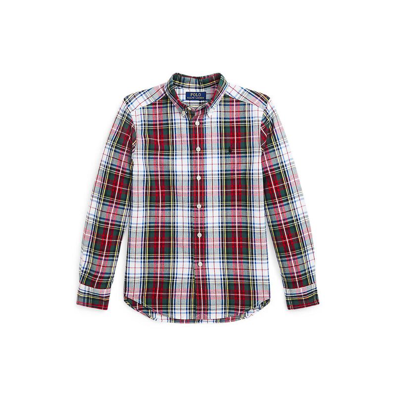 Polo Ralph Lauren Plaid Brushed Cotton Oxford Shirt S-XL image number 0
